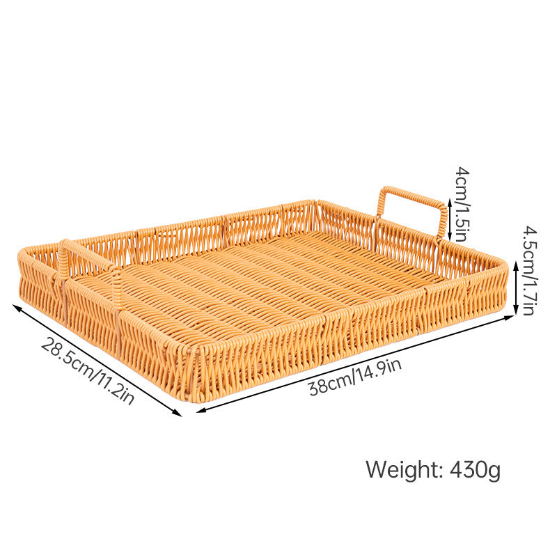 Handwoven Serving Tray Bowlift