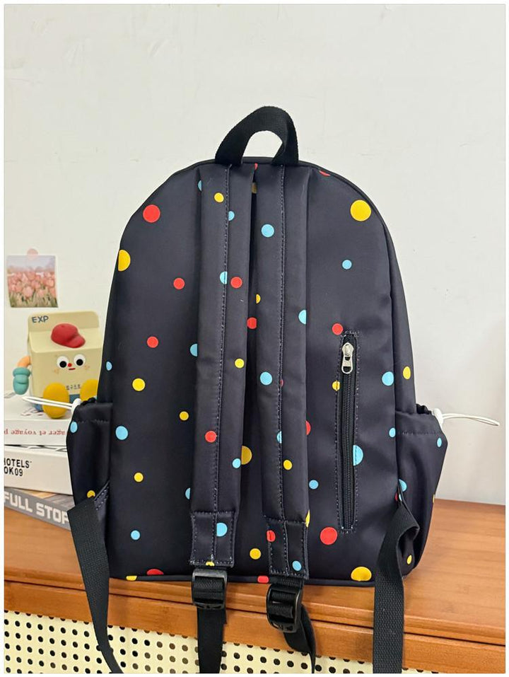 Fun-Themed Polka Dot Backpack Bowlift