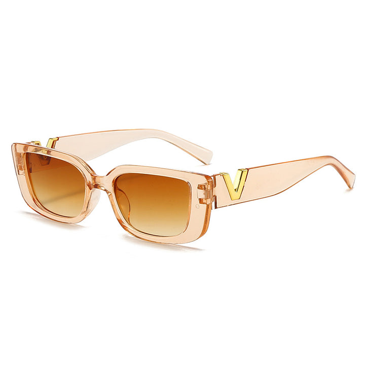 Oversized Vintage-Inspired Square Frame Sunglasses