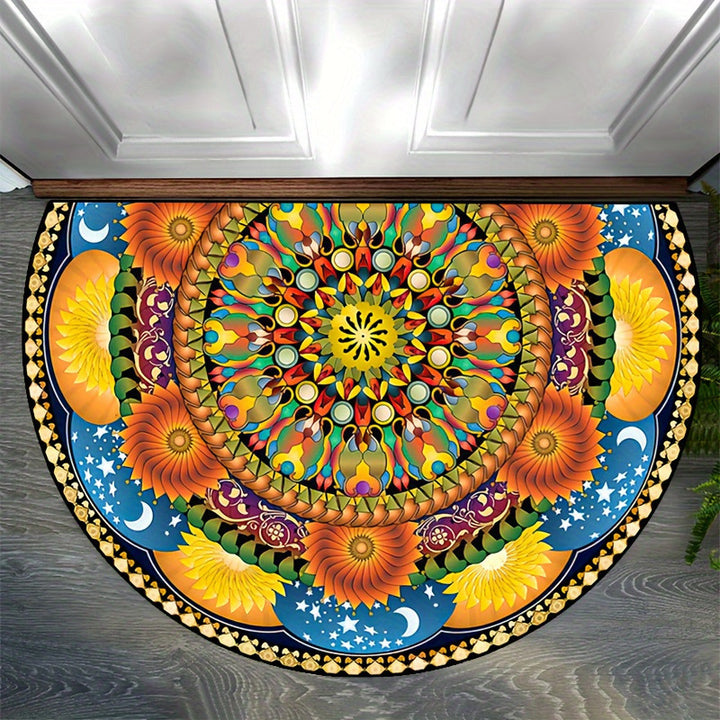 Sunflower-Themed Decorative Door Mat Bowlift