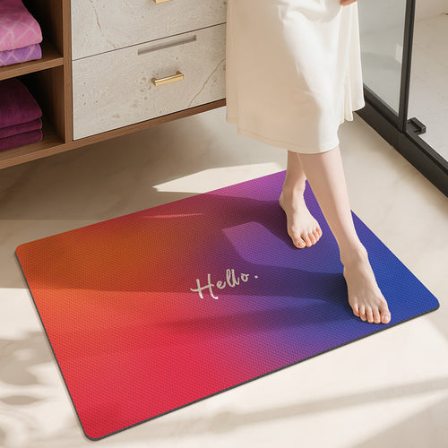 Soft Welcome Bath Mat Bowlift