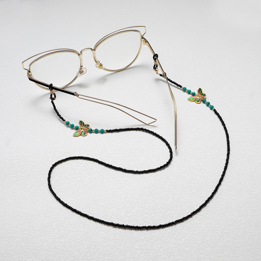 Decorative Beaded Eyewear Holder Bowlift