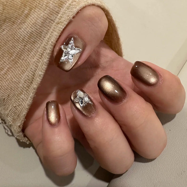 Elegant Nail Art Press-On Nails Bowlift