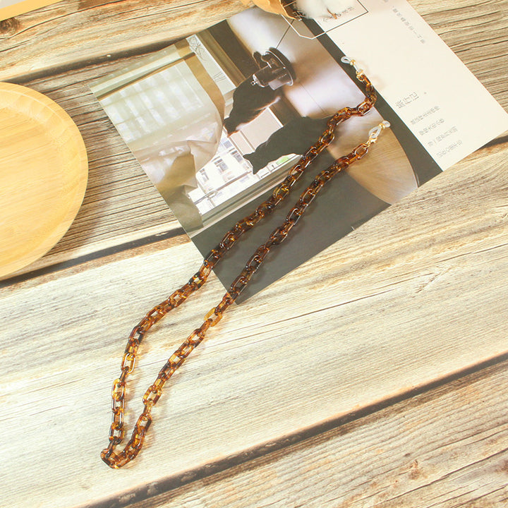 Fashionable Glasses Holder Chain Made of Acrylic Bowlift