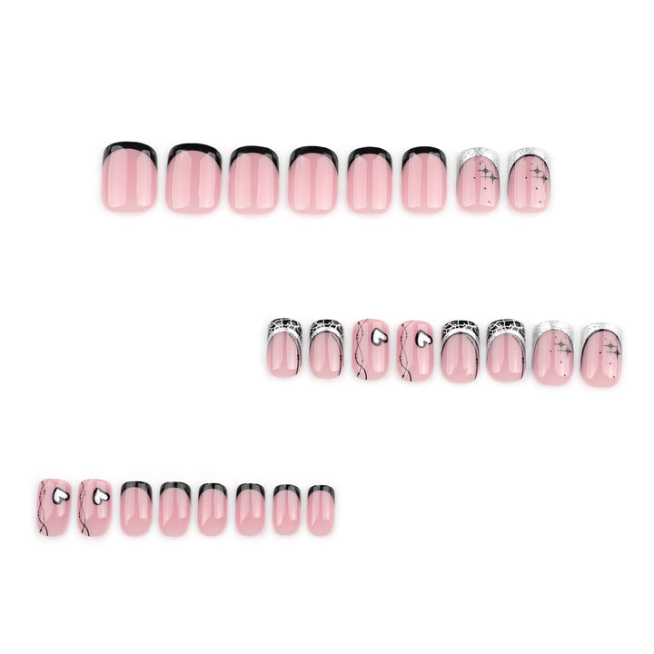 Artificial nail art with glamorous design Bowlift