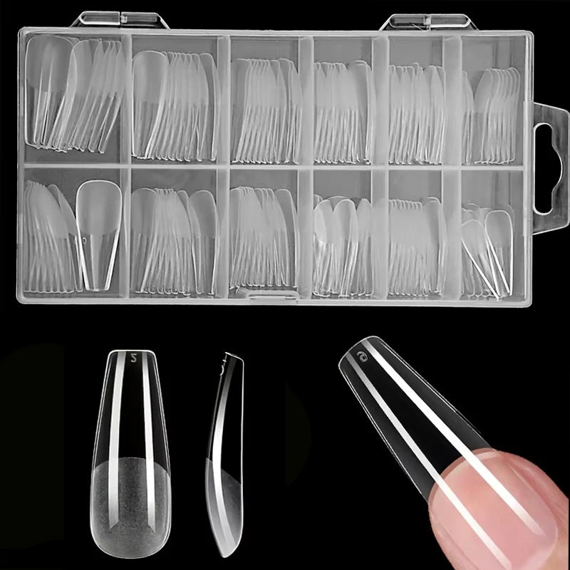 Clear Soft Gel Nail Tip Set Bowlift