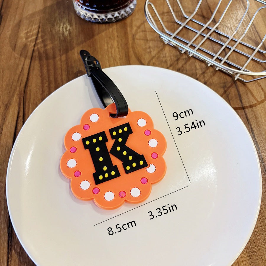 Personalized Alphabet Luggage Tag Bowlift