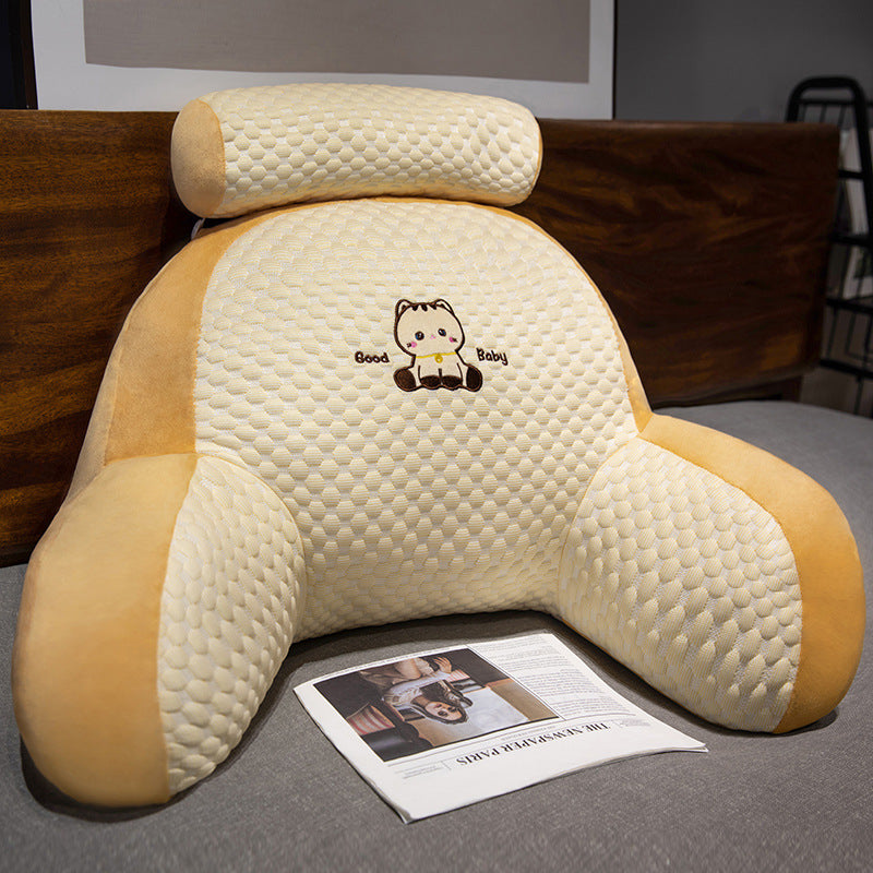 Ergonomic sleep and back support pillow Bowlift