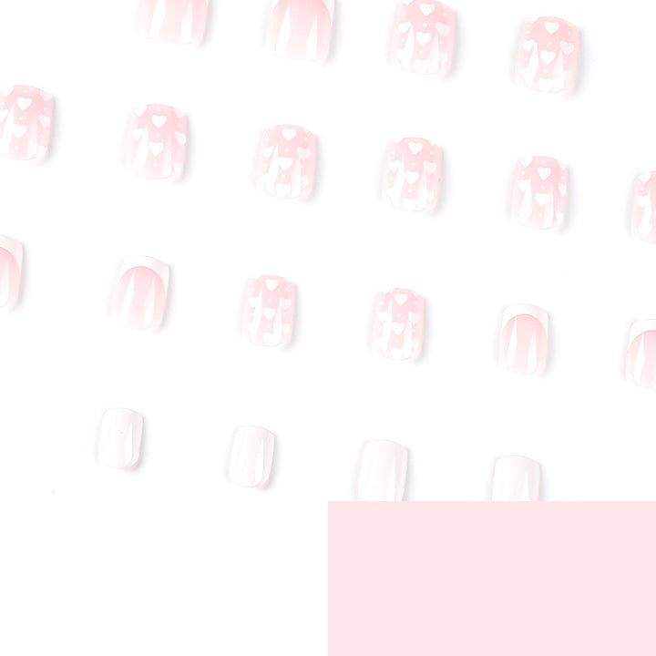 Artistic Nail Art with Heart Pattern Bowlift