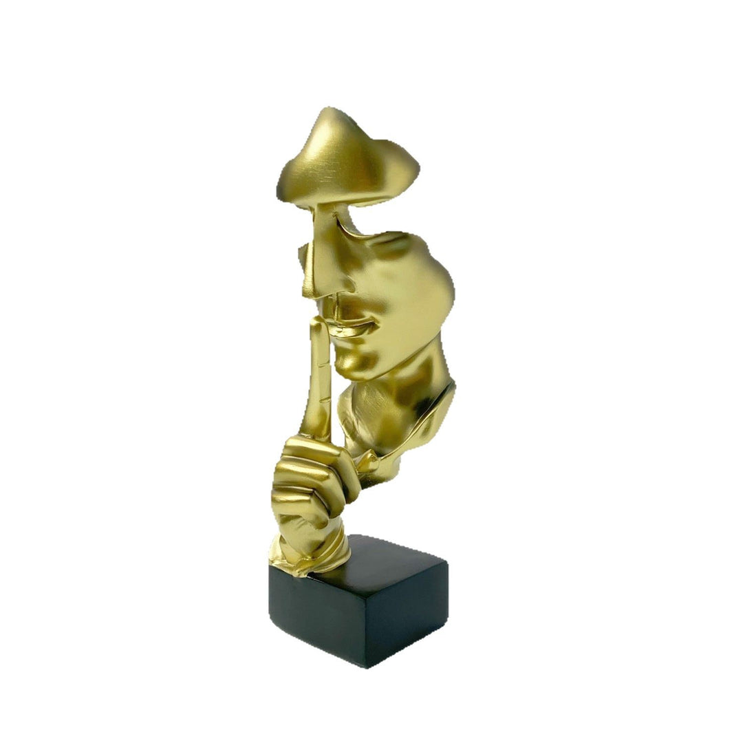 Artful figure with shield motif Bowlift