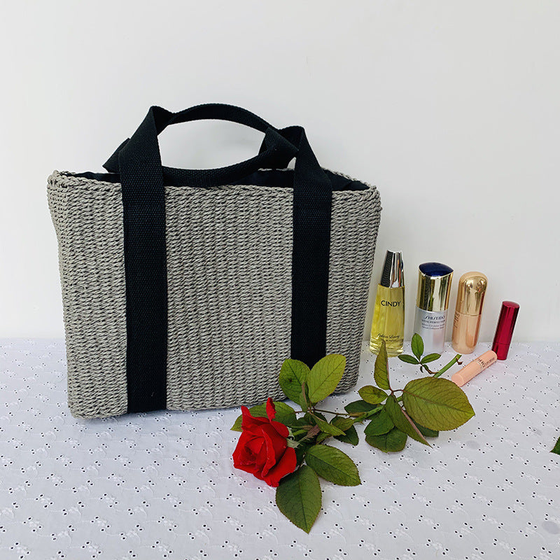 Sustainable basket bag with sturdy carrying handles Bowlift