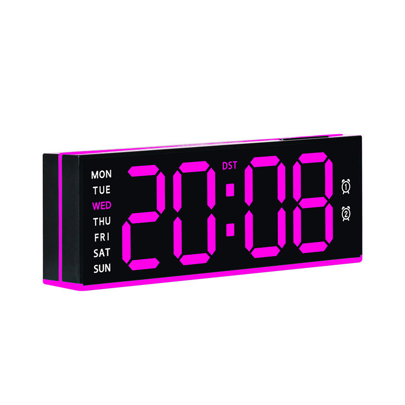 Digital alarm clock with large LED display and dual alarm function Bowlift