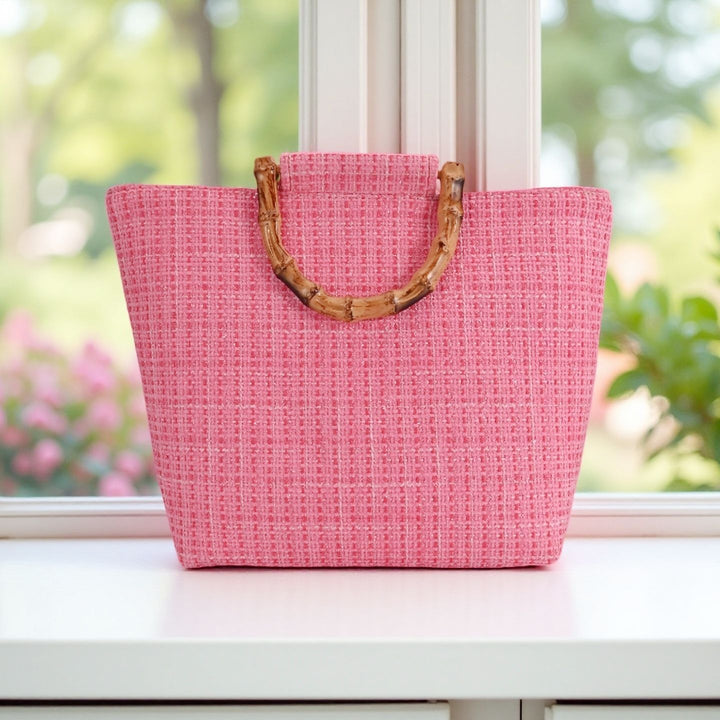 Stylish picnic bag with bamboo handles Bowlift