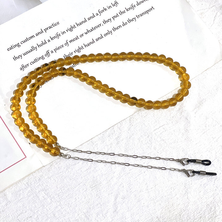 Multi-Strand Beaded Eyewear Chain Bowlift