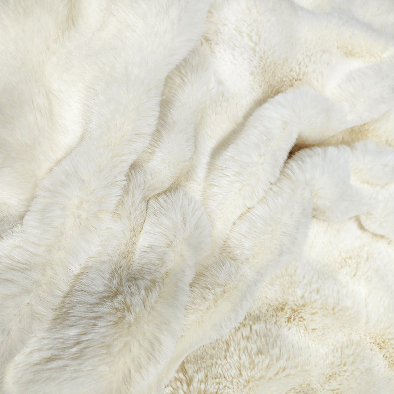 Women luxurious and super soft fleece blanket Bowlift