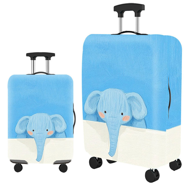 Artistic Cat-Themed Hard Shell Suitcase Bowlift