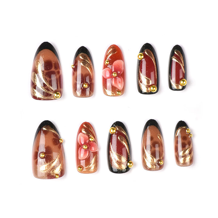 Elegant and creative art nails Bowlift