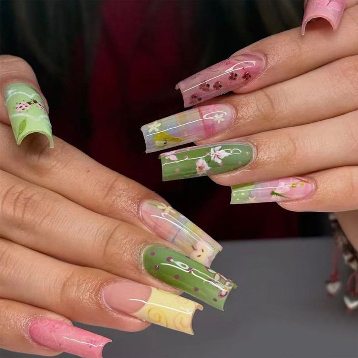 Modern Acrylic Nail Set Bowlift