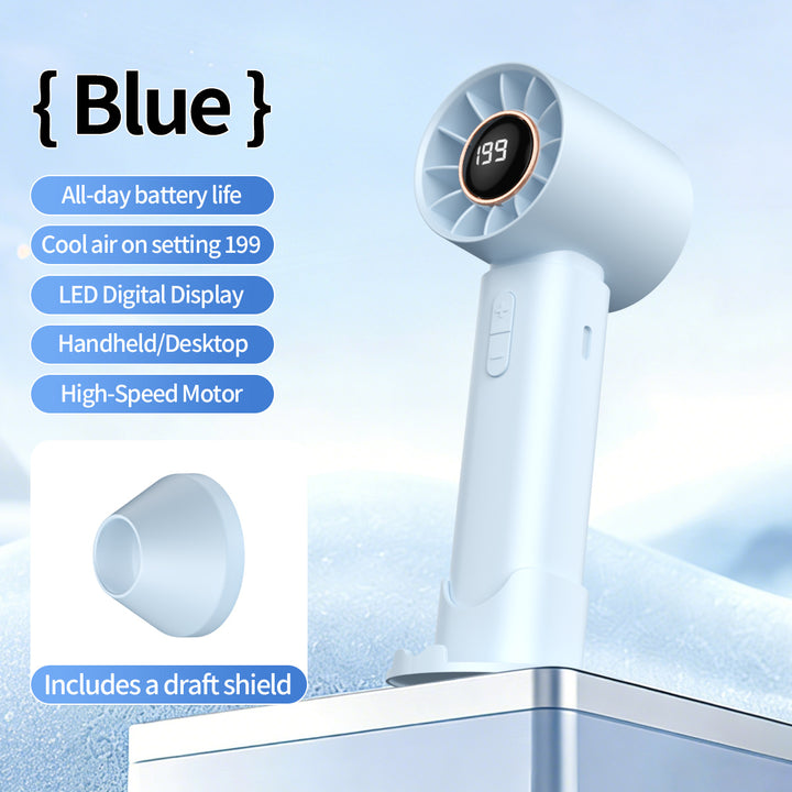 Unisex High-Performance Portable Handheld Fan Bowlift