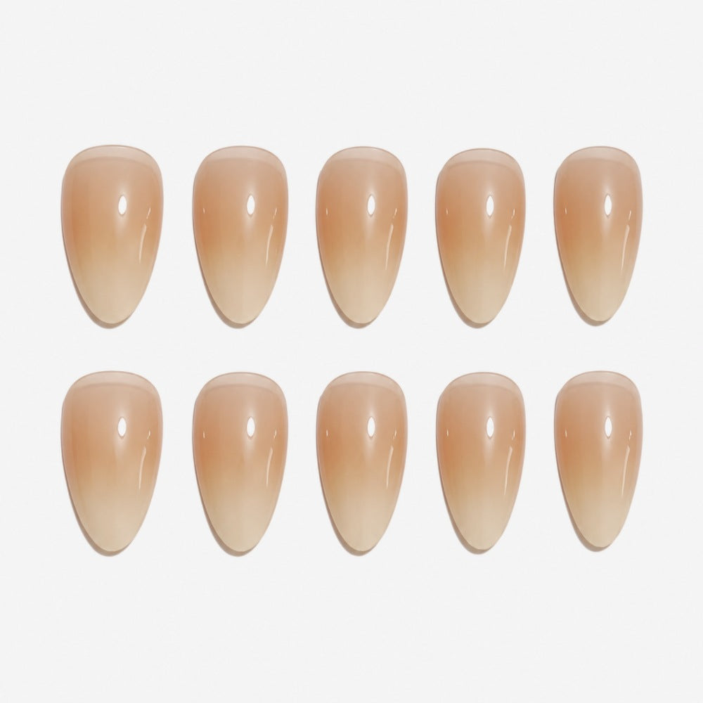 Artificial nails with pointed ombre design Bowlift