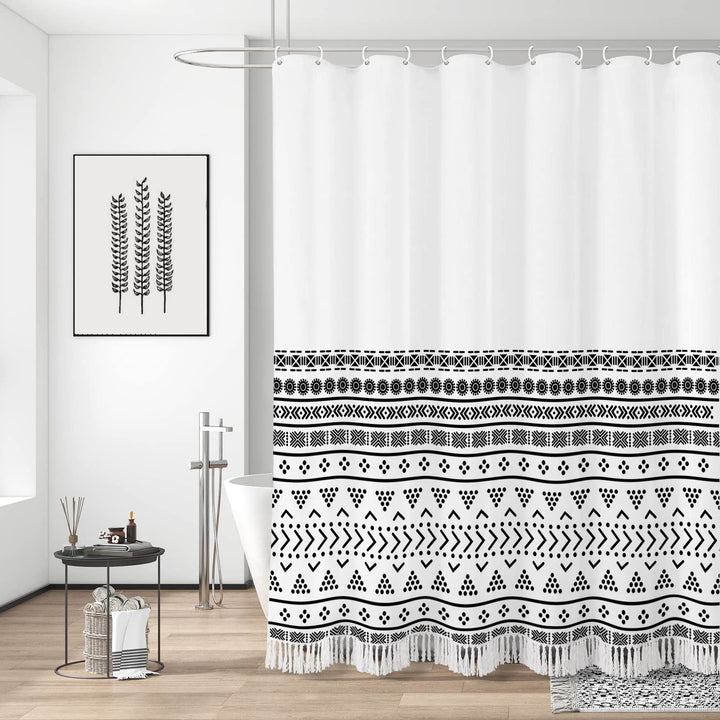 Artisan Stripe Shower Curtain Bowlift