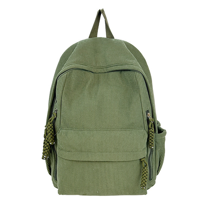 Textured Fabric Everyday Backpack Bowlift