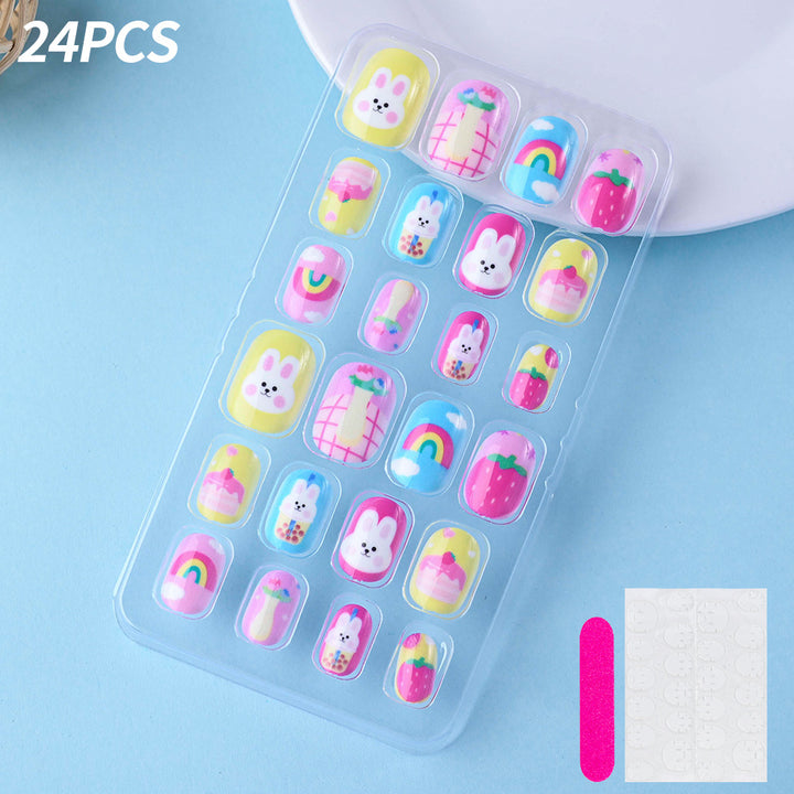 Themed Summer Beach Nail Art Press-On Nails Bowlift
