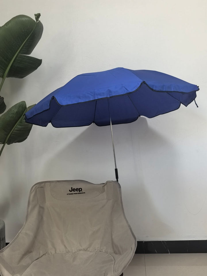 Women's Adjustable Beach Sunshade Umbrella with Ground Anchor Bowlift