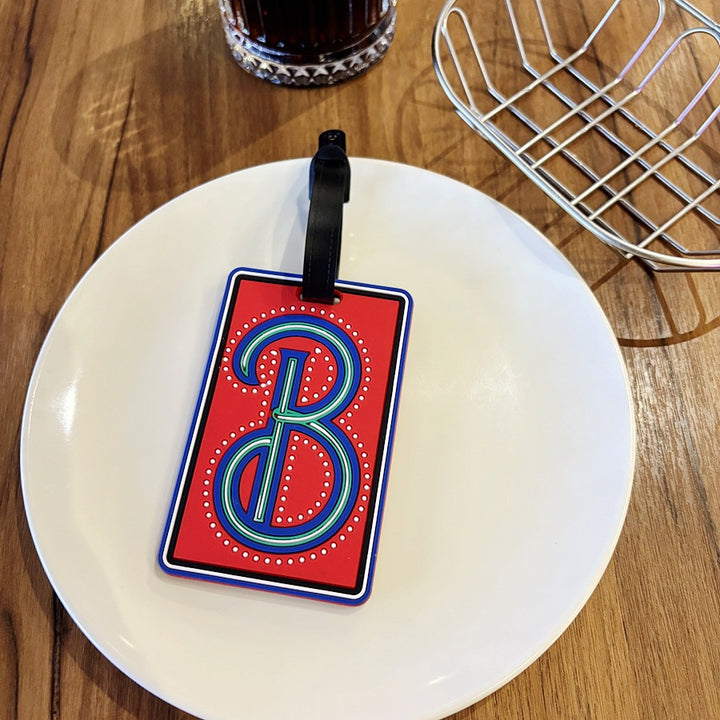 Playful Alphabet Luggage Tag Bowlift
