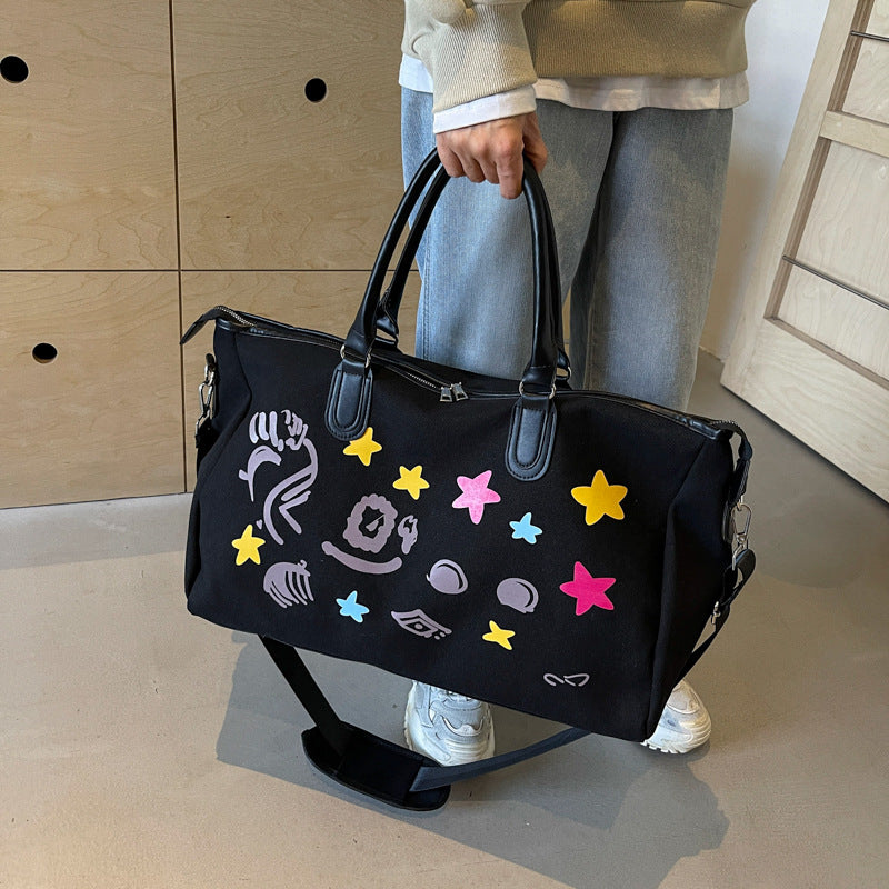 Artistic Design Travel Handbag Bowlift