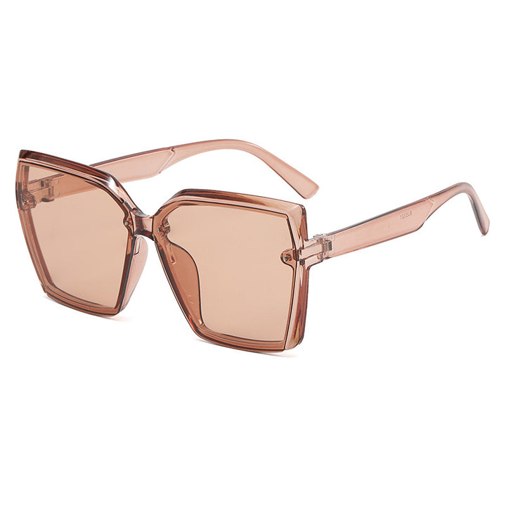 Women's Oversized Sunglasses with Modern Tortoiseshell Design Bowlift