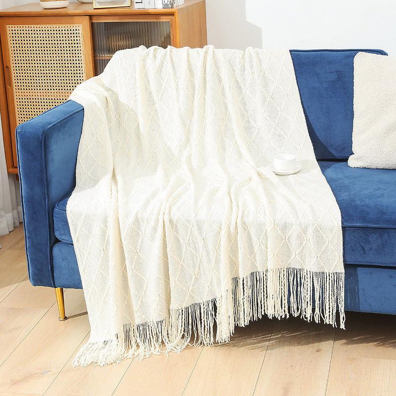 Ladies cozy knit blanket Bowlift