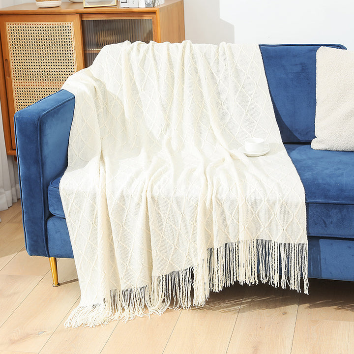 Ladies cozy knit blanket Bowlift