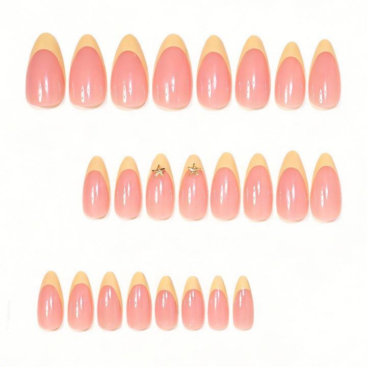 Elegant Stiletto Nail Art Tips with Starfish Accents Bowlift