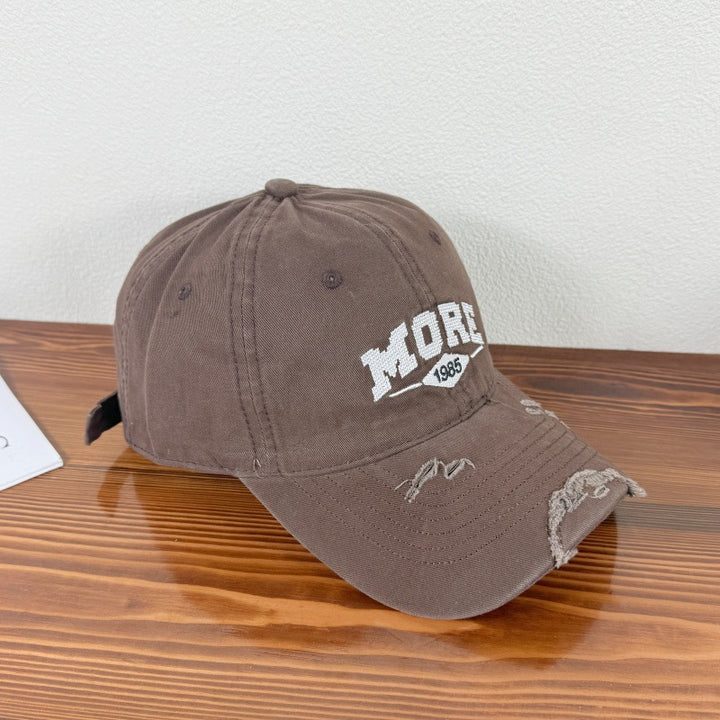 Men's Distressed Casual Baseball Cap Bowlift