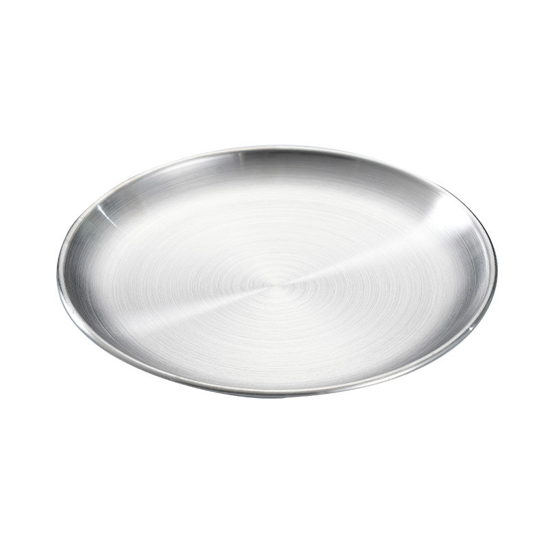 Brushed Stainless Steel Dinner Plate Bowlift