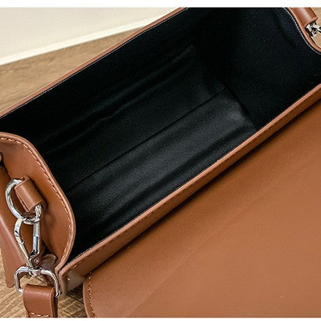 Elegant Handbag with Textured Design Bowlift
