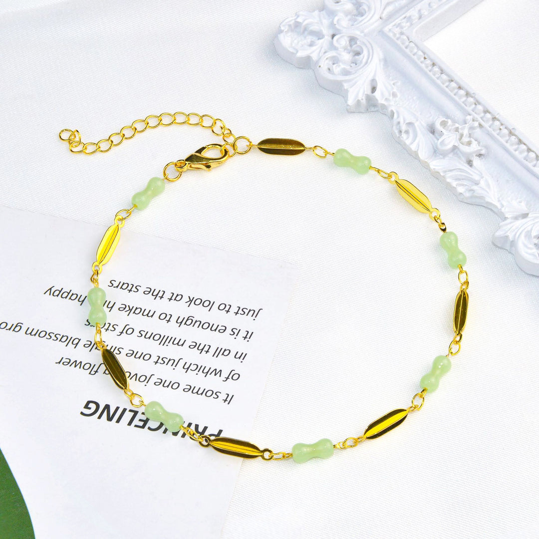 Elegant Gemstone Anklet Bowlift