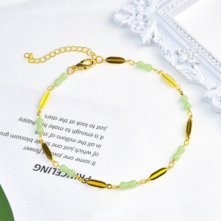 Elegant Gemstone Anklet Bowlift