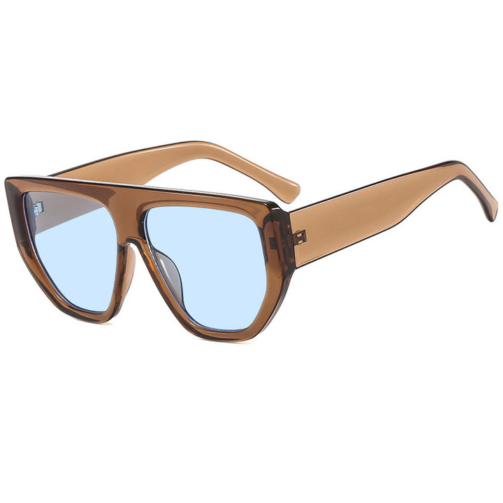 Women's fashionable oversized sunglasses with innovative Bowlift frame