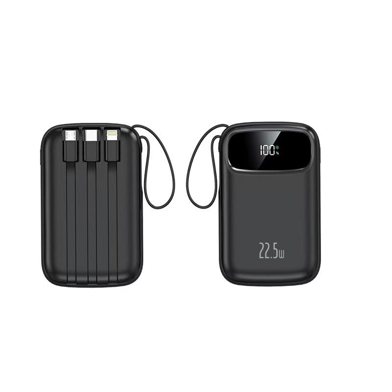 Portable power bank with integrated charging ports Bowlift