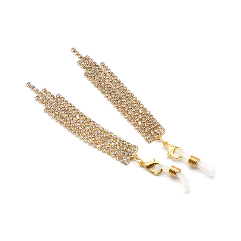 Glamorous Rhinestone Eyewear Chain Bowlift