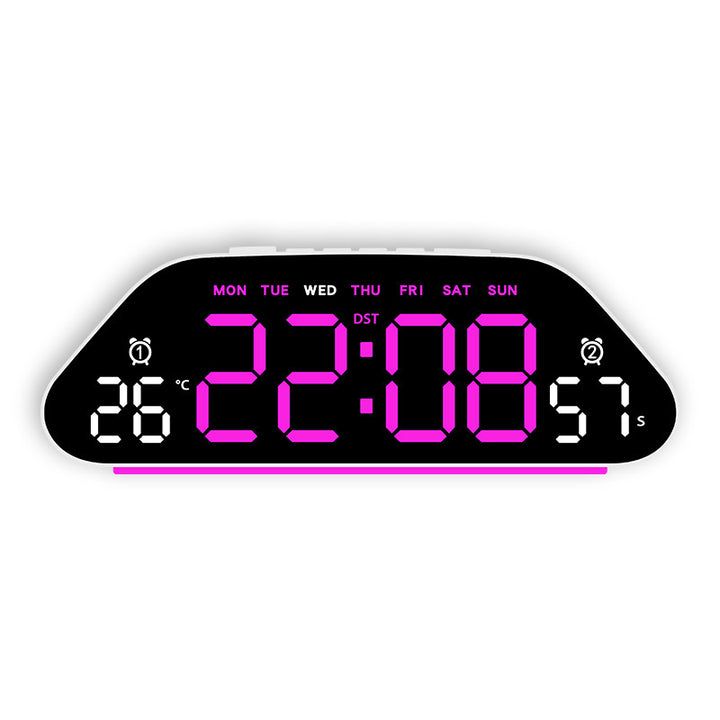 Digital Alarm Clock with Versatile Features Bowlift
