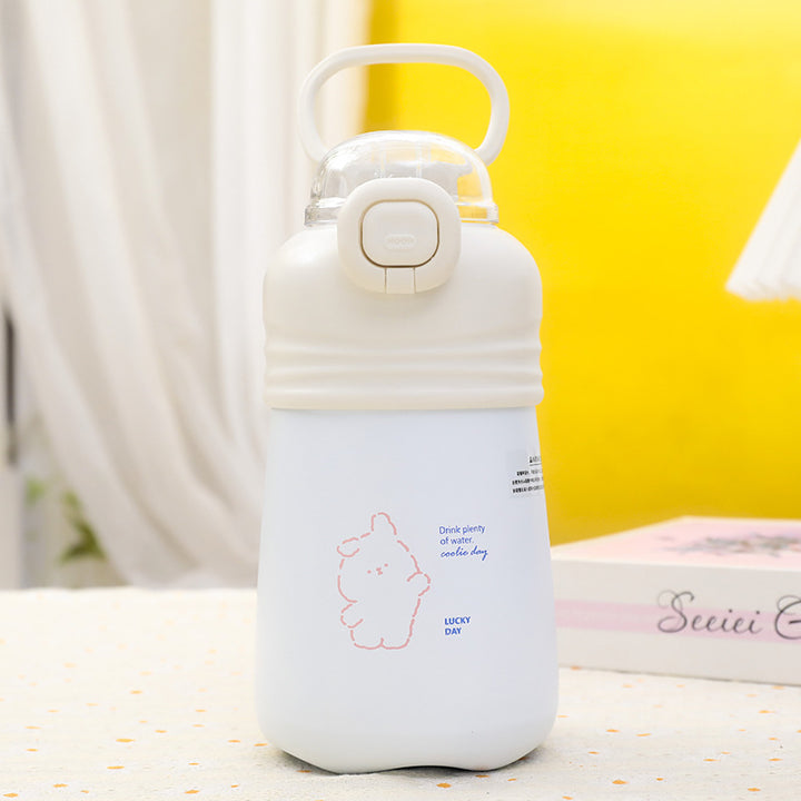 Practical water bottle with removable carrying device Bowlift