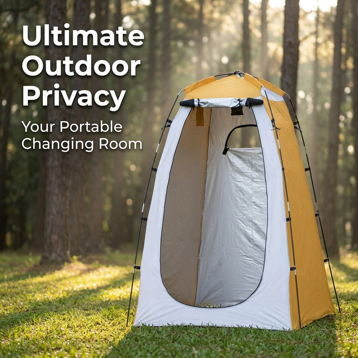 Portable Pop-Up Privacy Shower and Changing Shelter Tent Bowlift