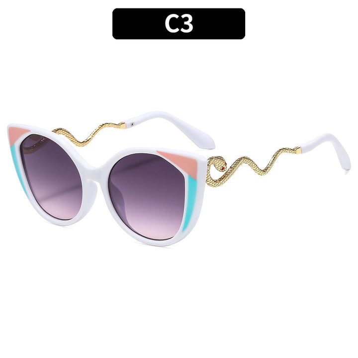Artistic Cat-Eye Sunglasses