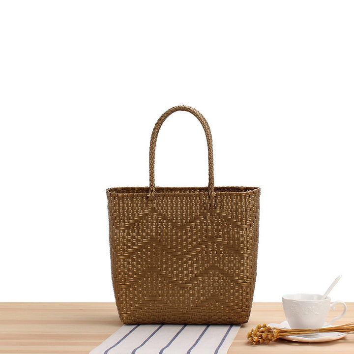 Practical tote bag with wave pattern Bowlift