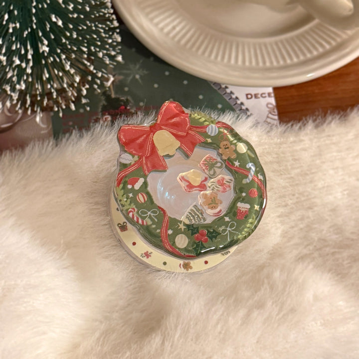 Decorative ceramic coaster in Christmas design Bowlift