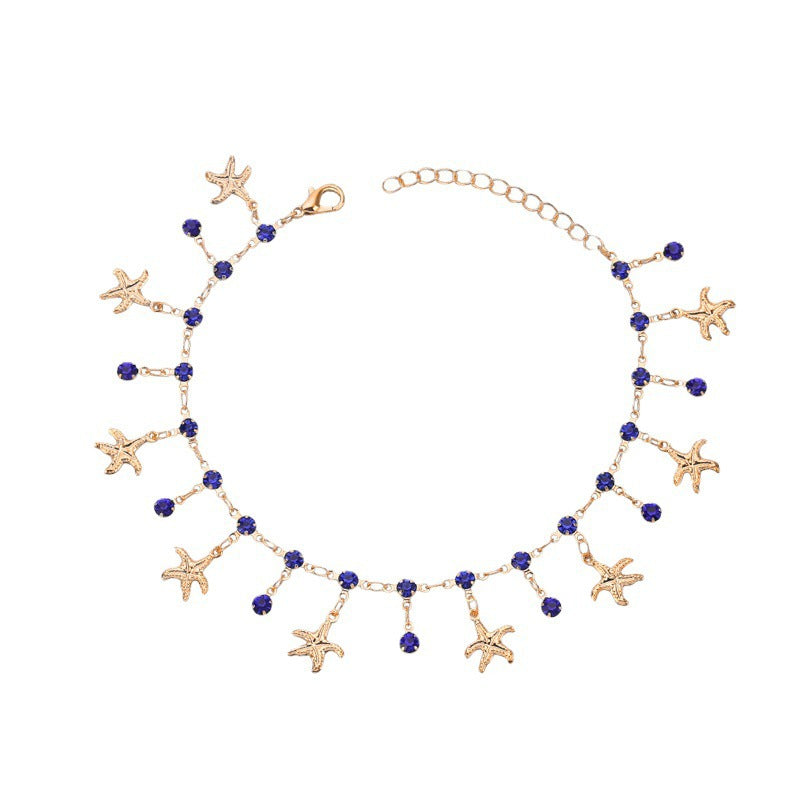 Starfish Charm Anklet Bowlift