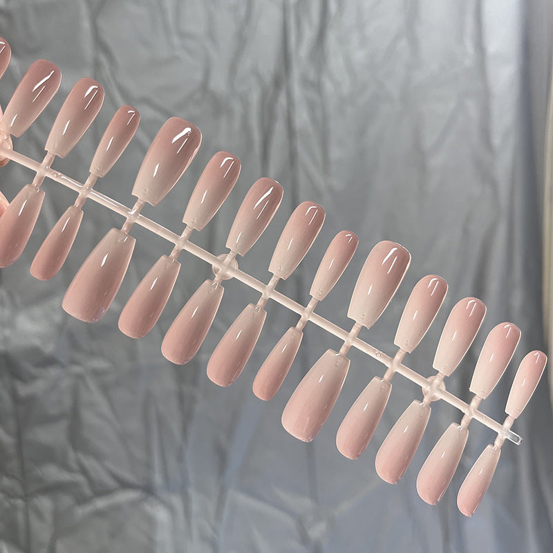 Elegant French Tip Press-On Nail Collection Bowlift